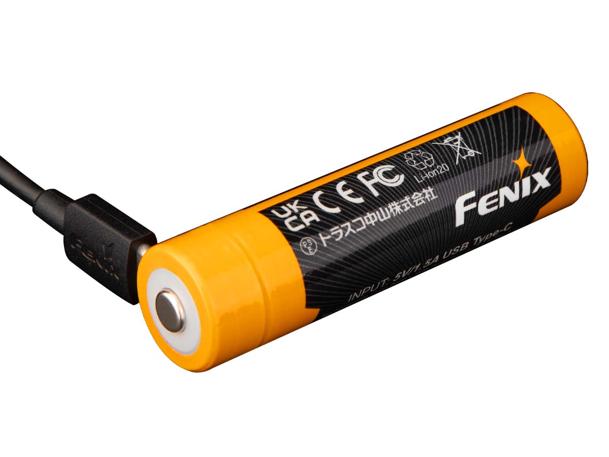 fenix arb-l18-4000u rechargeable battery usbc charging port