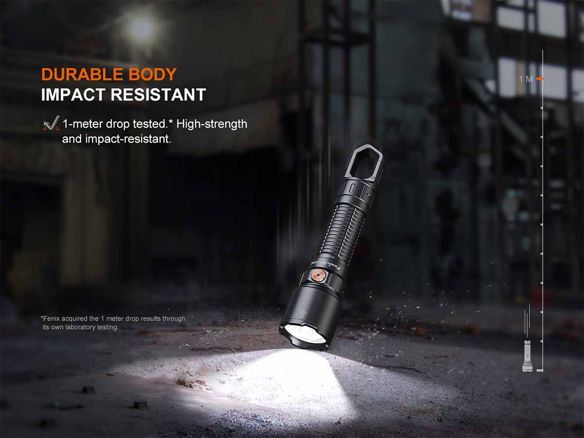 impact resistant fenix wf26r work flashlight 