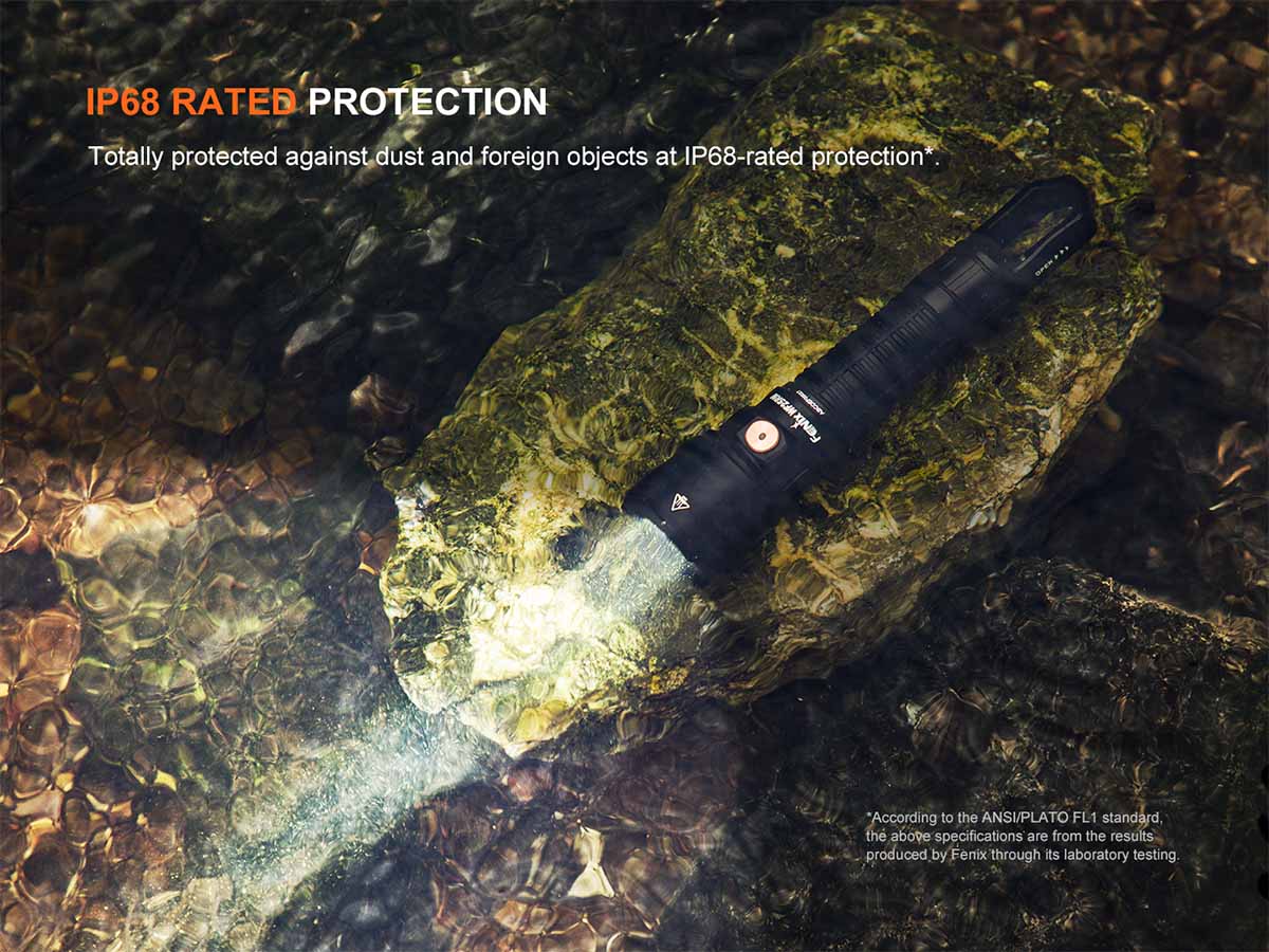 waterproof fenix wf26r work flashlight 