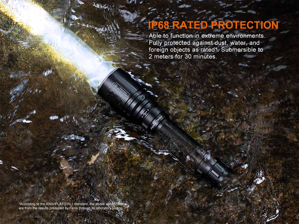 fenix tk30r white laser flashlight waterproof