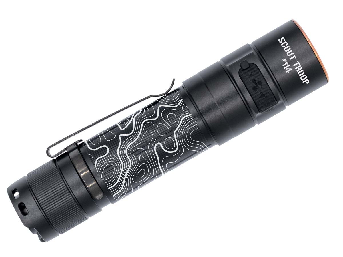 Fenix E35R Rechargeable EDC Flashlight custom engraving personalizatrion