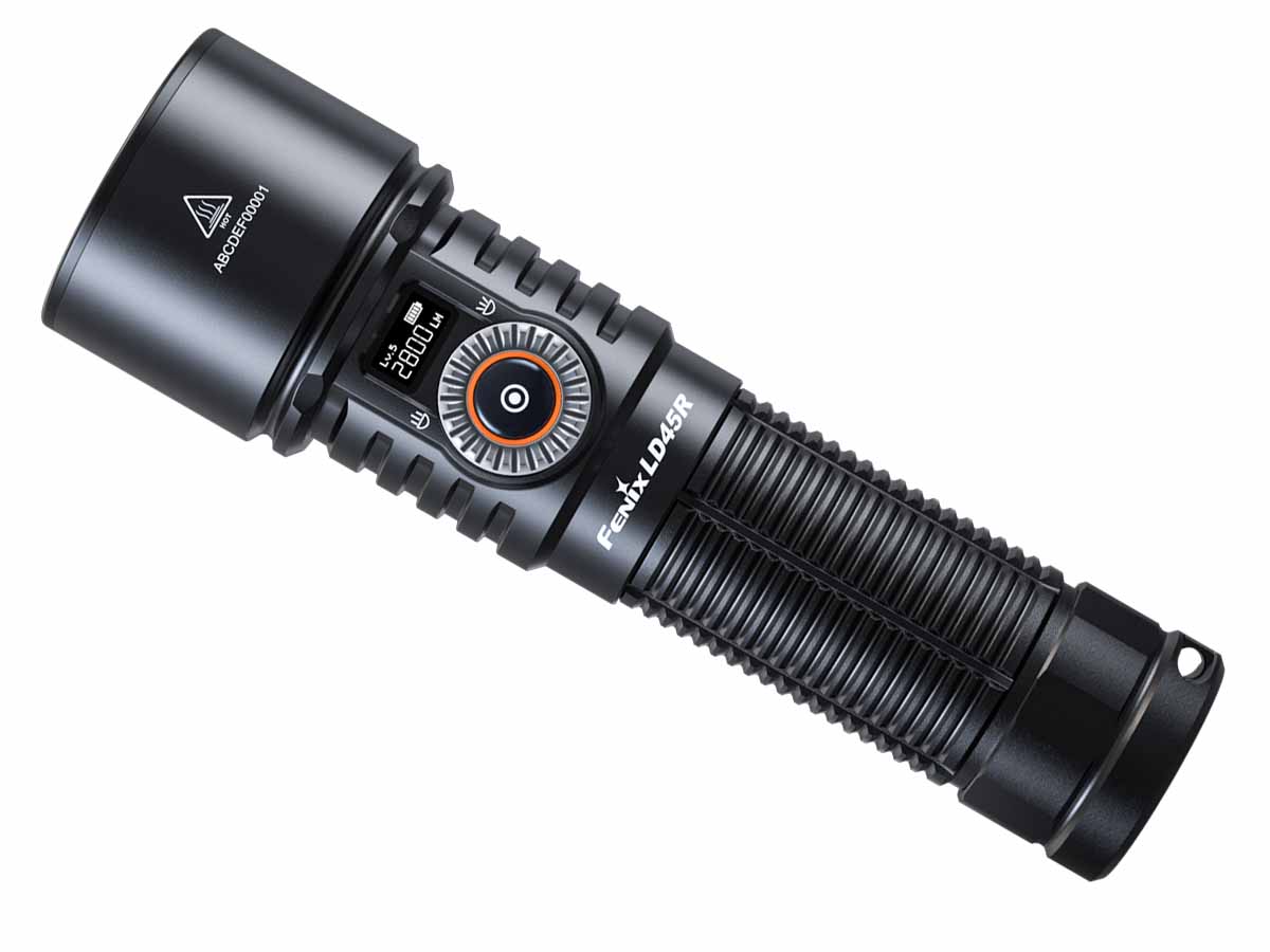 fenix ld45r adjustable beam flashlight side