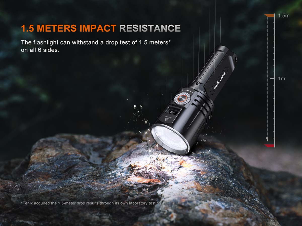 fenix lr36r flashlight impact resistant