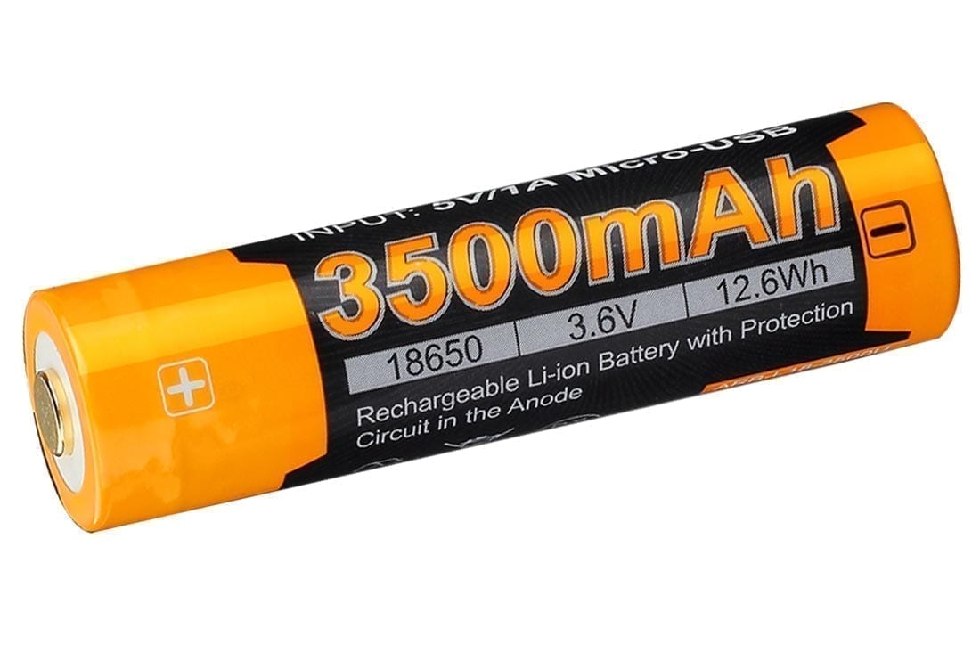 ARB-L18-3500U USB Rechargeable Batteries - Fenix Lighting