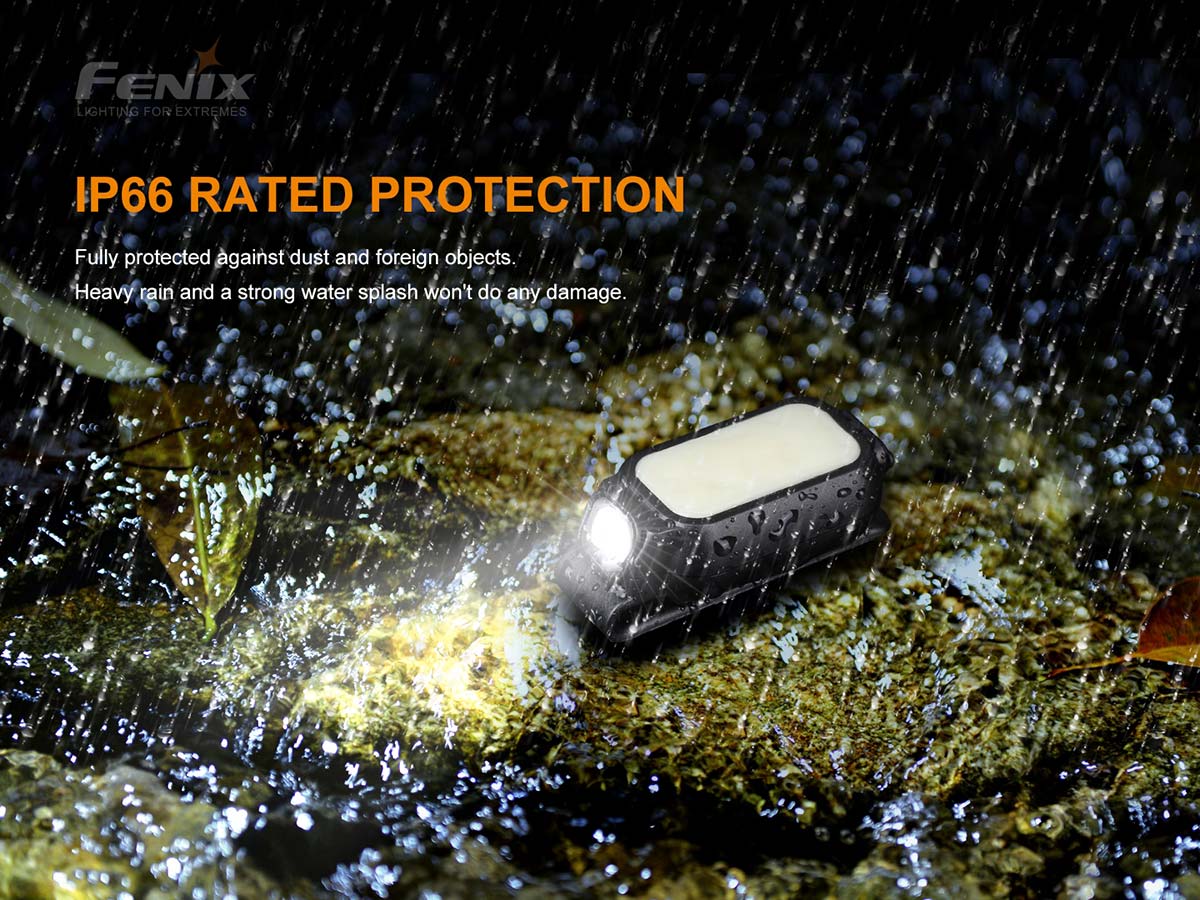 fenix mini lite compact edc flashlight rain resistant