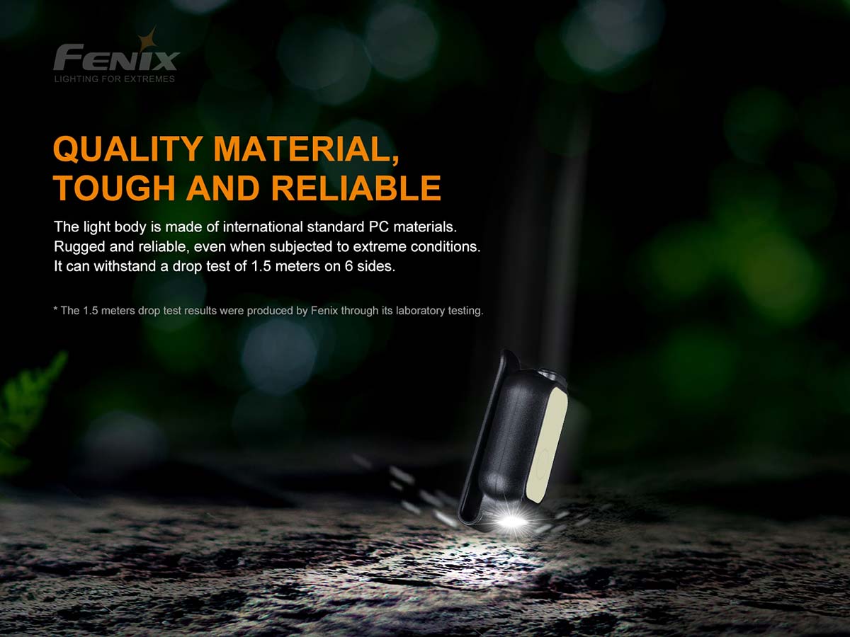 impact resistant fenix mini lite compact edc flashlight