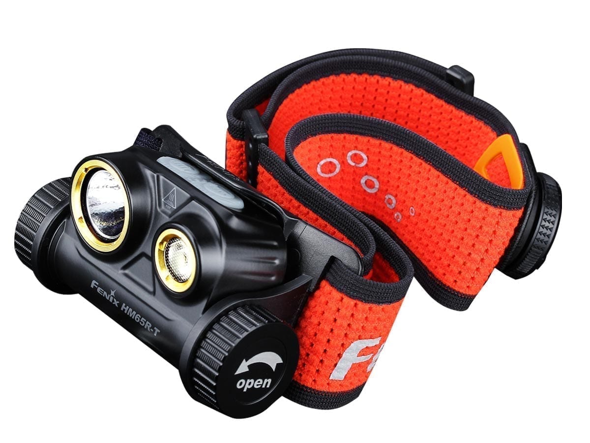 Fenix HM65R-T 1500 Lumen Dual Beam USB-C Rechargeable Headlamp, Lightweight for Trail Running with Backup Battery and LumenTac Organizer - 5